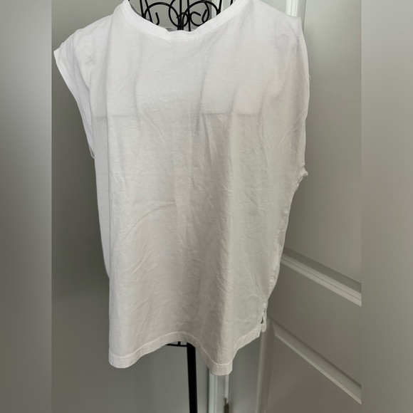 Joie White Basic Tank Top in Size Medium - Picture 2 of 5